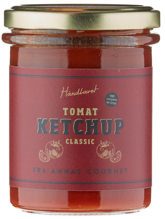 Tomatketchup Classic med langpeber og rørsukker